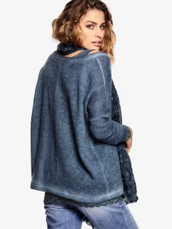 Linea Tesini T-Shirts<T-shirt 2 en 1 look 2 en 1, livré avec l'écharpe