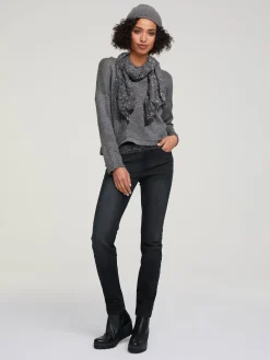 Linea Tesini T-Shirts<T-shirt 2 en 1 look 2 en 1, livré avec l'écharpe