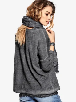 Linea Tesini T-Shirts<T-shirt 2 en 1 look 2 en 1, livré avec l'écharpe