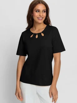 Fair Lady T-Shirts<T-shirt à encolure ronde 50% coton