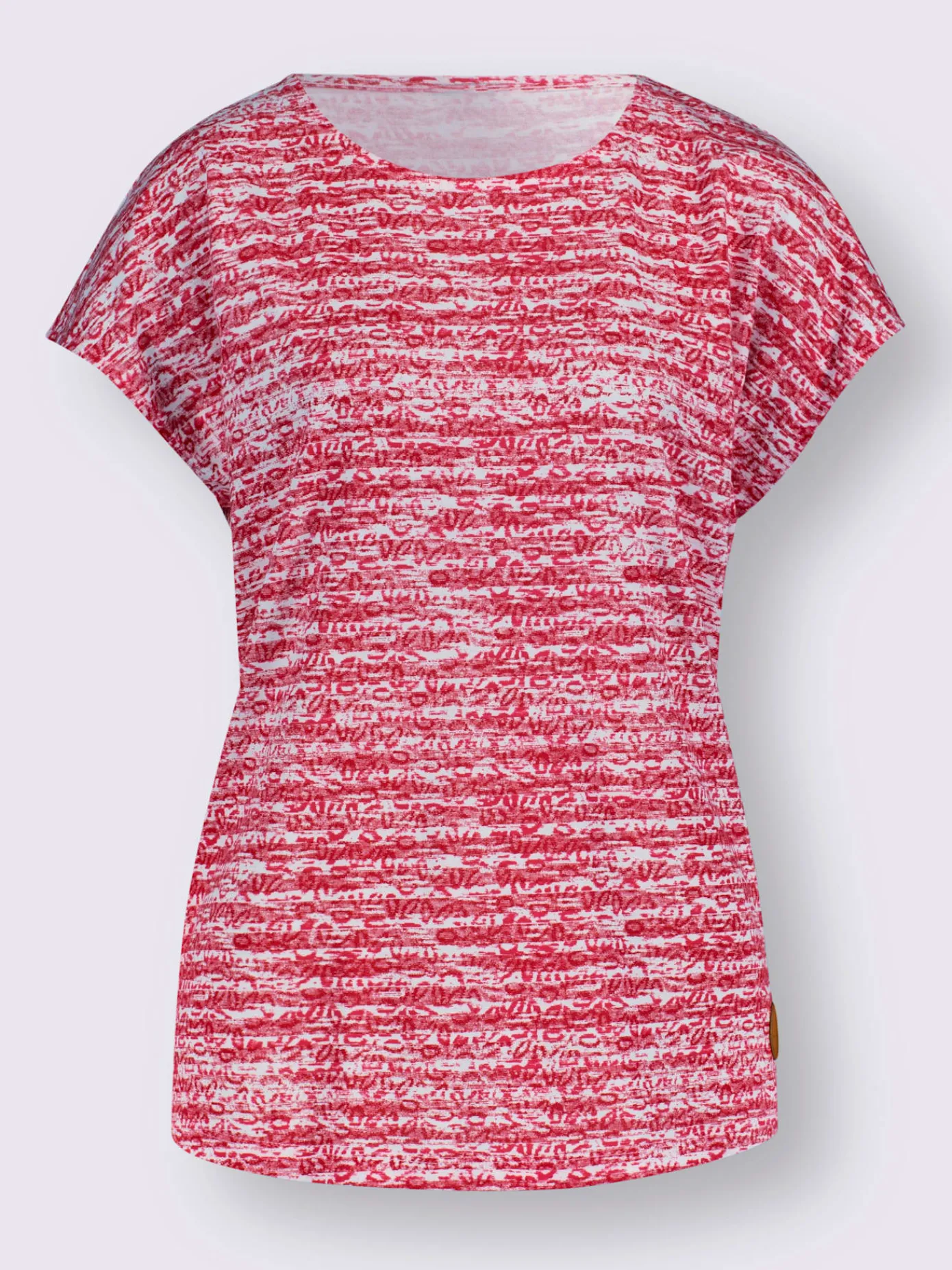 Collection L T-Shirts<T-shirt à encolure ronde 50% coton