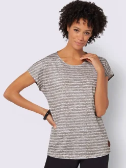 Collection L T-Shirts<T-shirt à encolure ronde 50% coton