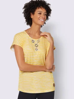 Collection L T-Shirts<T-shirt à encolure ronde 50% coton