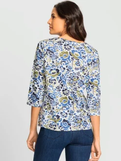 T-Shirts<T-shirt à encolure ronde 50% coton