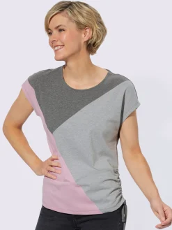 Collection L T-Shirts<T-shirt à encolure ronde 68% coton