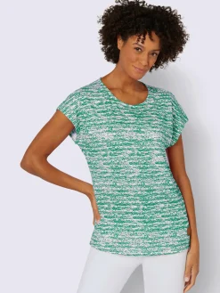 Collection L T-Shirts<T-shirt à encolure ronde 50% coton