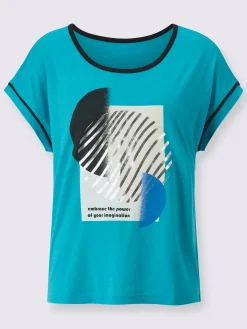 T-Shirts<T-shirt à encolure ronde 50% modal