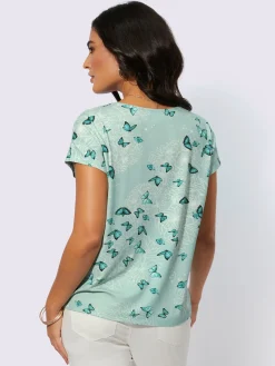 Creation L T-Shirts<T-shirt à encolure ronde avec viscose (ecovero)