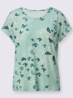 Creation L T-Shirts<T-shirt à encolure ronde avec viscose (ecovero)