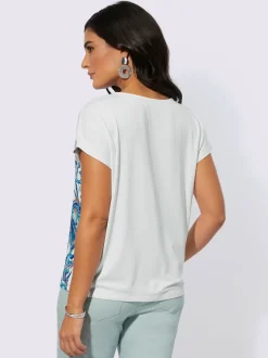 Creation L T-Shirts<T-shirt à encolure ronde avec viscose (ecovero)