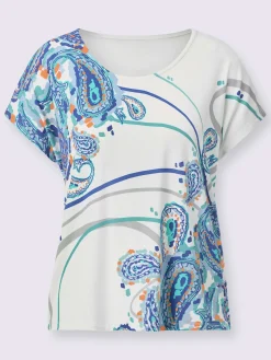 Creation L T-Shirts<T-shirt à encolure ronde avec viscose (ecovero)