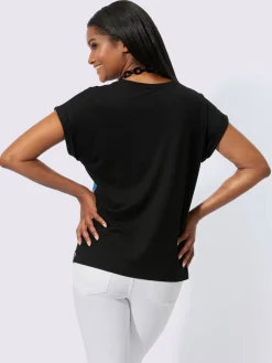 T-Shirts<T-shirt à encolure ronde avec viscose (ecovero)