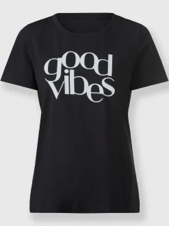 Rick Cardona T-Shirts<T-shirt à encolure ronde inscription tendance