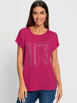 Rick Cardona T-Shirts<T-shirt à encolure ronde joli imprimé devant