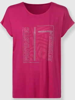 Rick Cardona T-Shirts<T-shirt à encolure ronde joli imprimé devant