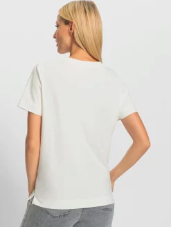 Rick Cardona T-Shirts<T-shirt à encolure ronde joli imprimé devant