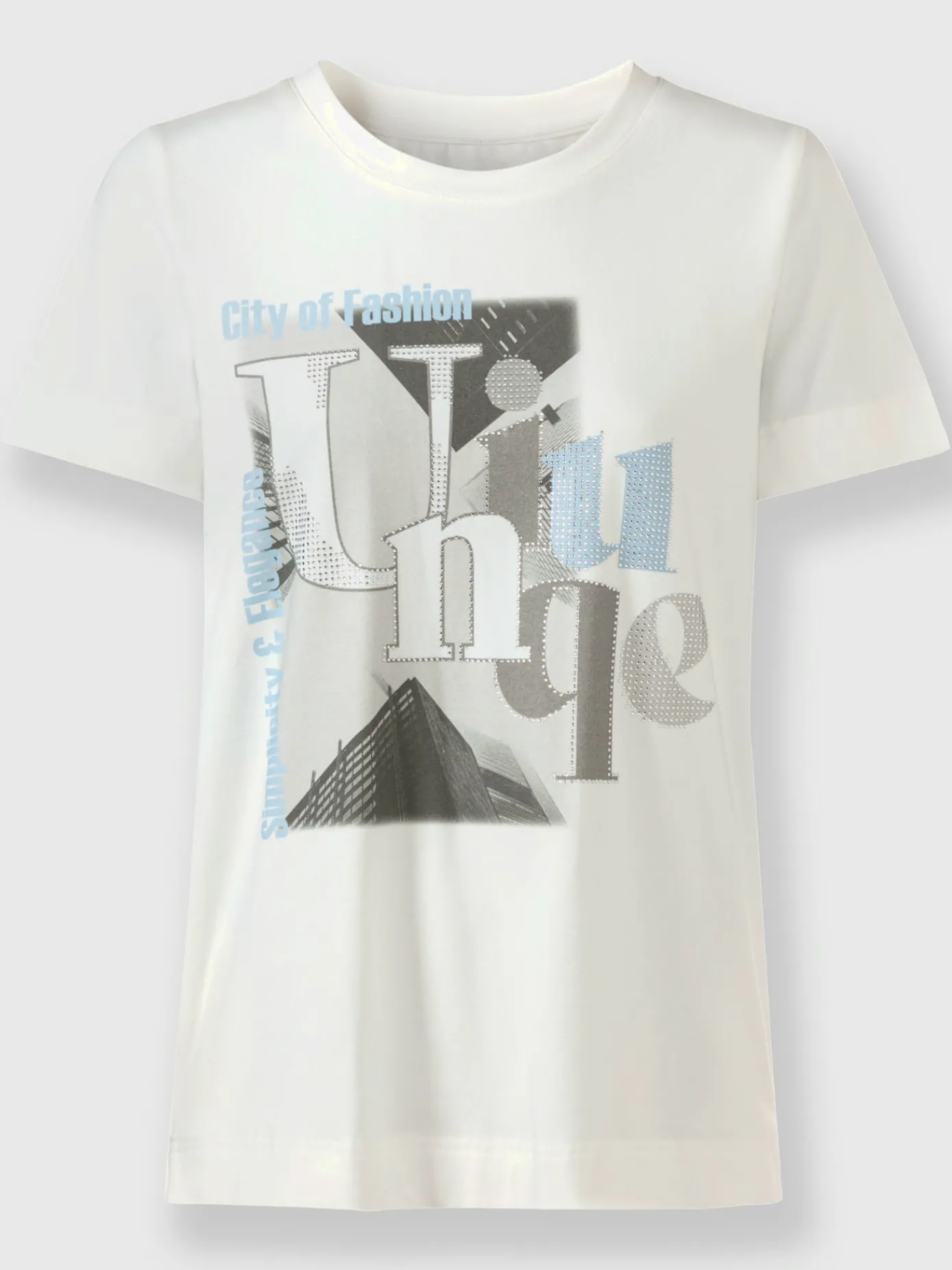 Rick Cardona T-Shirts<T-shirt à encolure ronde joli imprimé devant