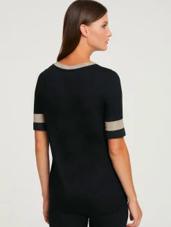 Rick Cardona T-Shirts<T-shirt à encolure ronde joli mélange de matières