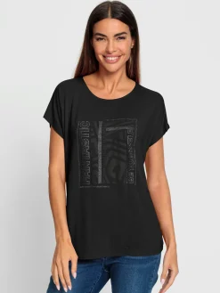 Rick Cardona T-Shirts<T-shirt à encolure ronde joli imprimé devant