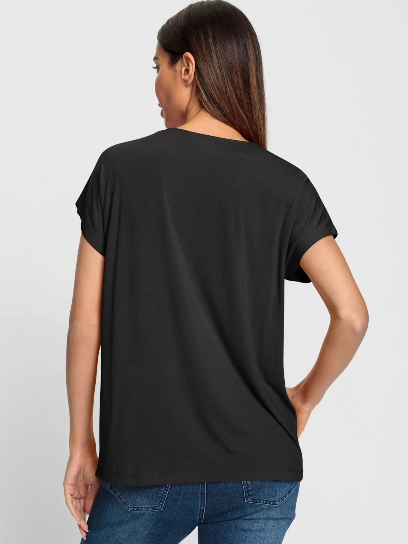 Rick Cardona T-Shirts<T-shirt à encolure ronde joli imprimé devant