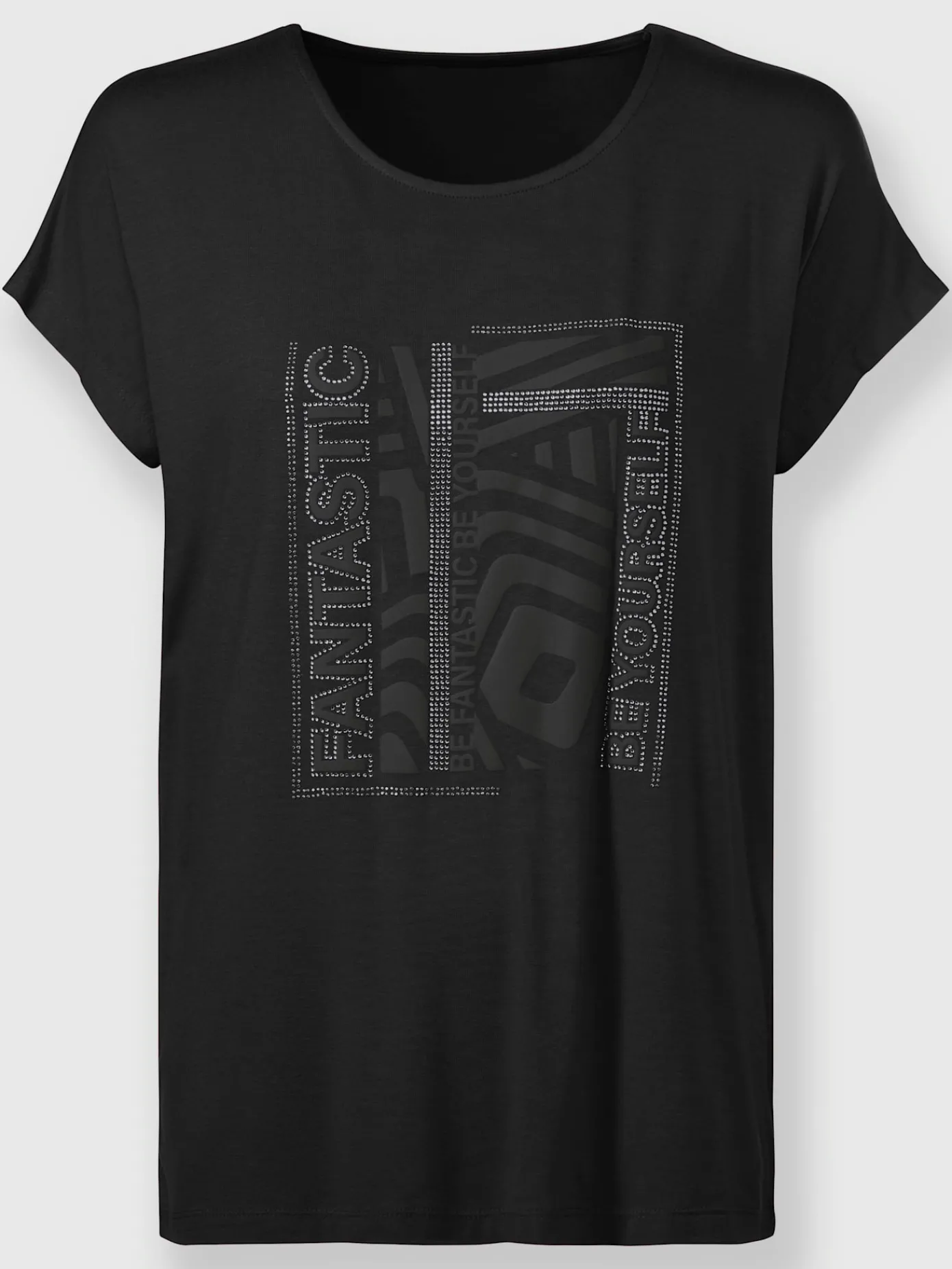 Rick Cardona T-Shirts<T-shirt à encolure ronde joli imprimé devant