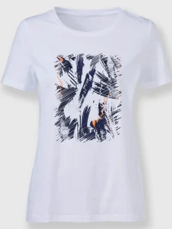 Rick Cardona T-Shirts<T-shirt à encolure ronde joli imprimé devant