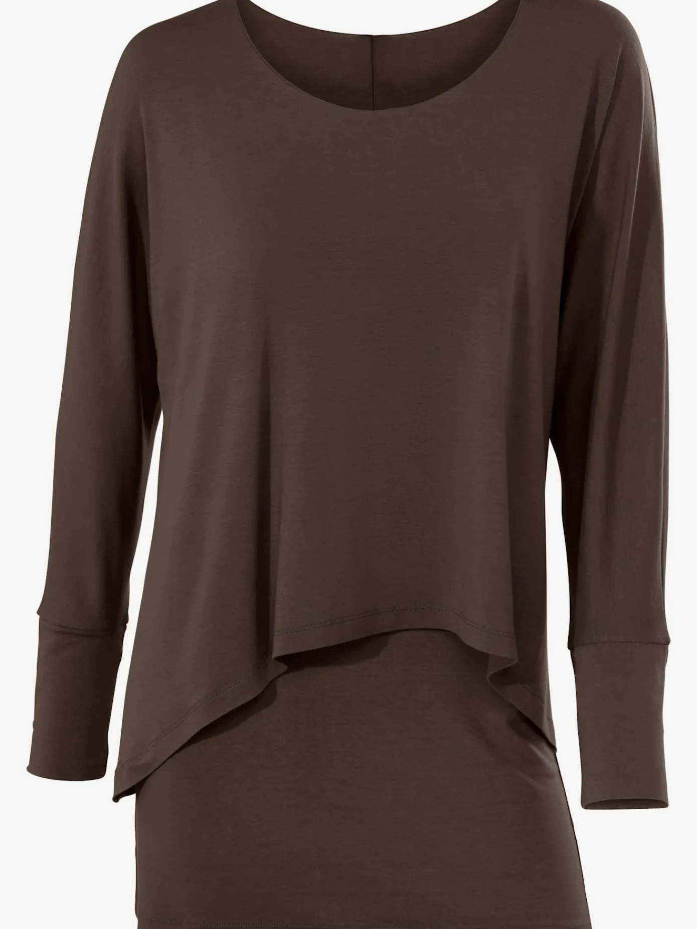 Linea Tesini T-Shirts<T-shirt à encolure ronde look décontracté tendance, manches chauve-souris