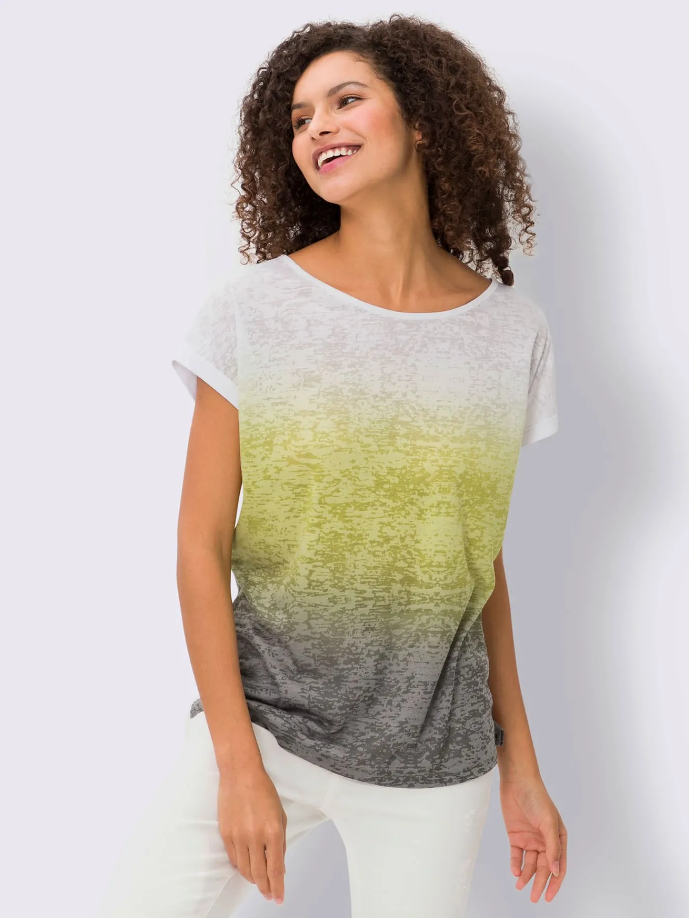Linea Tesini T-Shirts<T-shirt à encolure ronde mélange de viscose doux