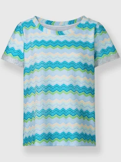 Rick Cardona T-Shirts<T-shirt à encolure ronde motif structuré tendance