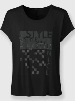 Rick Cardona T-Shirts<T-shirt à encolure ronde motif imprimé exclusif devant