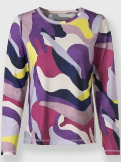 Rick Cardona T-Shirts<T-shirt à encolure ronde motif coloré