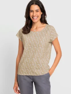 T-Shirts<T-shirt à encolure ronde pur coton