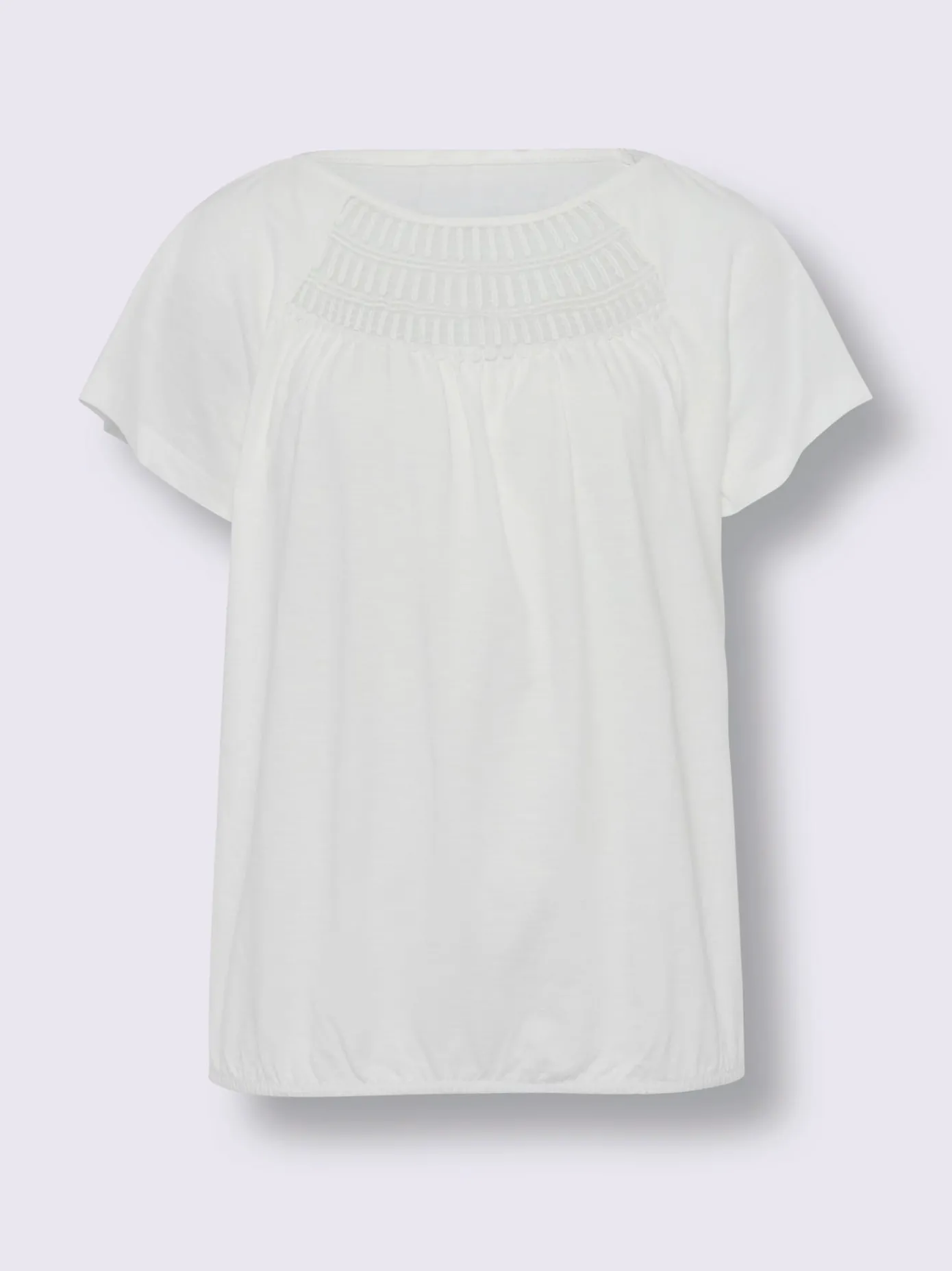 Linea Tesini T-Shirts<T-shirt à encolure ronde pur coton