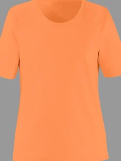 T-Shirts<T-shirt à encolure ronde pur coton