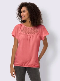 Linea Tesini T-Shirts<T-shirt à encolure ronde pur coton