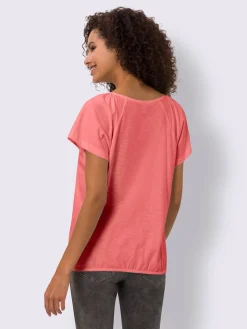 Linea Tesini T-Shirts<T-shirt à encolure ronde pur coton