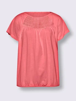 Linea Tesini T-Shirts<T-shirt à encolure ronde pur coton