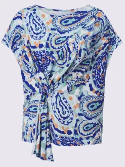 Creation L T-Shirts<T-shirt à encolure ronde qualité lyocell