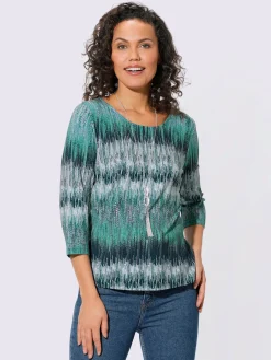 Collection L T-Shirts<T-shirt à encolure ronde qualité viscose douce