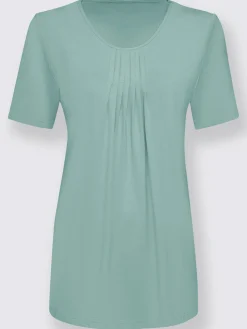 T-Shirts<T-shirt à encolure ronde viscose