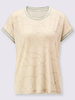 Creation L T-Shirts<T-shirt à encolure ronde viscose