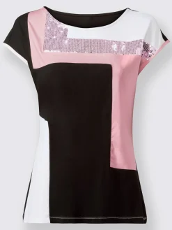 T-Shirts<T-shirt à encolure ronde viscose