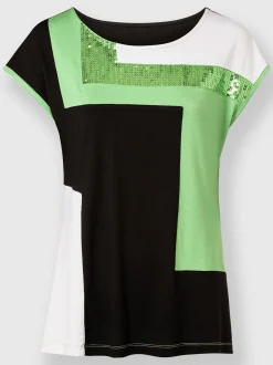 T-Shirts<T-shirt à encolure ronde viscose