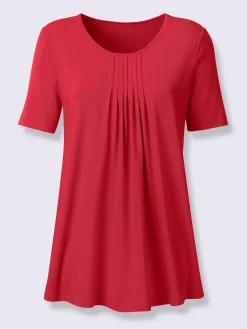 T-Shirts<T-shirt à encolure ronde viscose