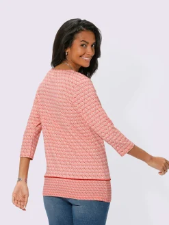 Collection L T-Shirts<T-shirt à encolure ronde viscose