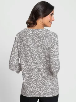 T-Shirts<T-shirt à manches 3/4 50% coton