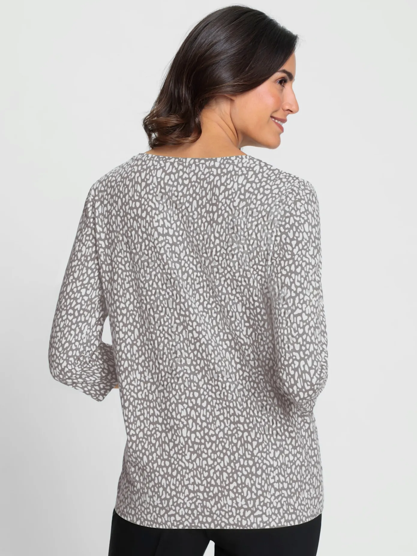 T-Shirts<T-shirt à manches 3/4 50% coton