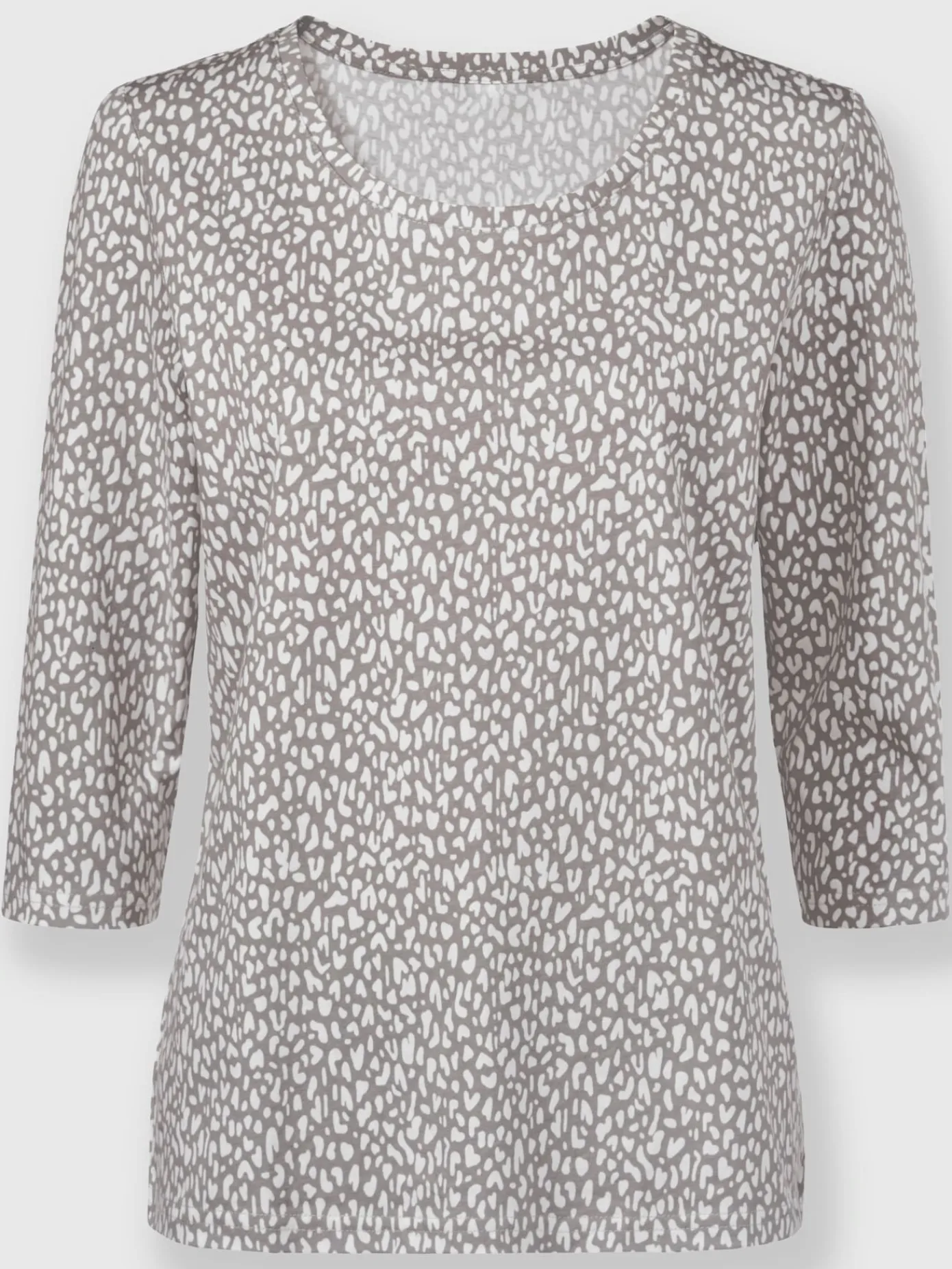 T-Shirts<T-shirt à manches 3/4 50% coton