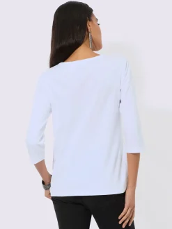 Creation L T-Shirts<T-shirt à manches 3/4 95% coton