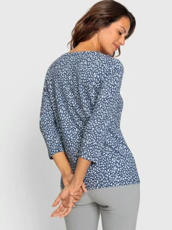 T-Shirts<T-shirt à manches 3/4 50% coton